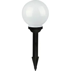 BLULAXA 49919 - Solar LED Spieß, Globe, weiß, 15 cm, IP44