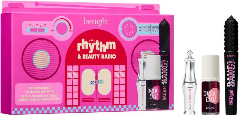 Benefit Rhythm & Beauty Radio All You Need Bestsellers Trio Christmas Beauty Set coffret cadeau pour femme