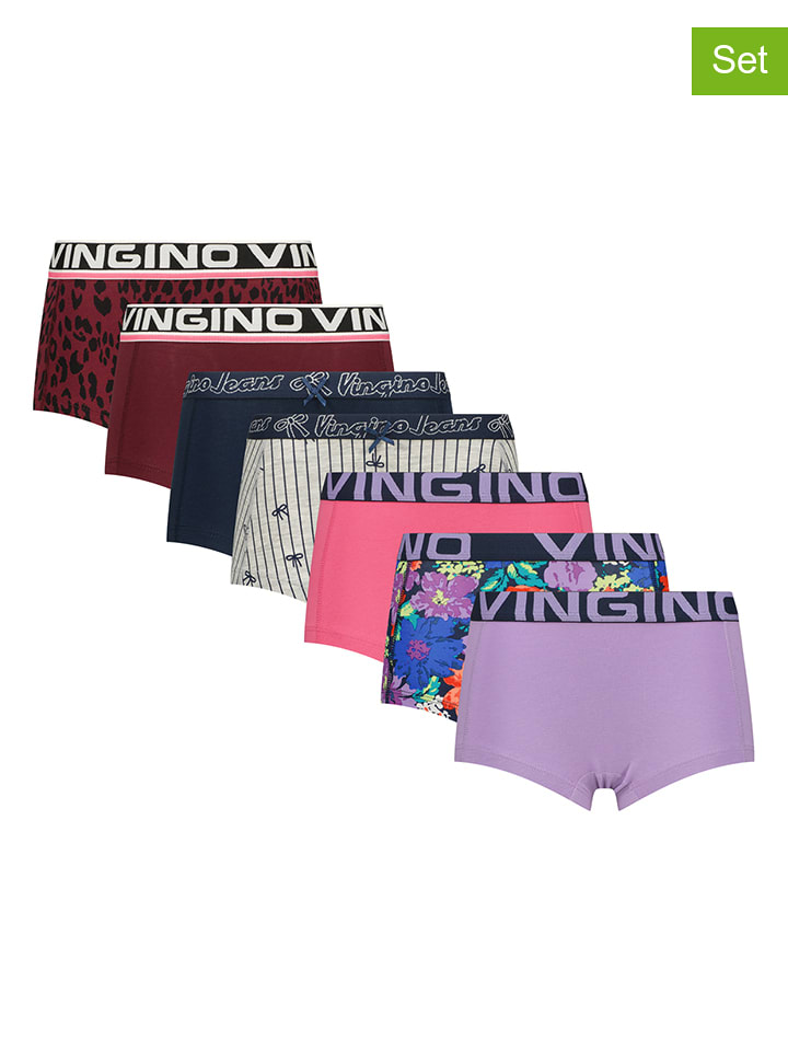 Vingino 7er-Set: Boxershorts in Bunt - 146/152