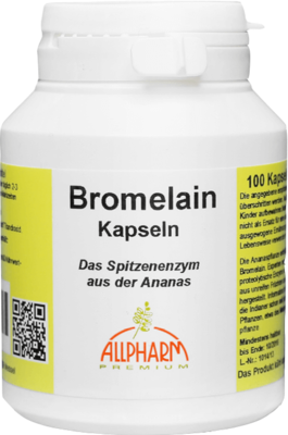 ALLPHARM Vertriebs GmbH BROMELAIN ENZYM Kapseln 60 g 03404235