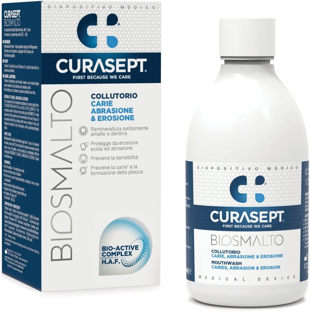 Curasept Biosmalto collutorio carie 300 ml