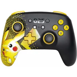 PowerA Enhanced Wireless Switch Controller - Pikachu 025 (Switch, Switch Lite), Gaming Controller, Grau