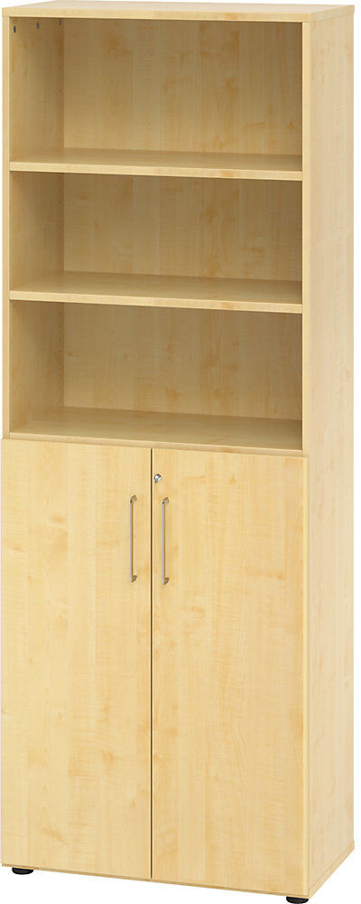 kaiserkraft VERA-ZWO - Büroschrank, HxBxT 2156 x 800 x 420 mm, Ahorn-Dekor
