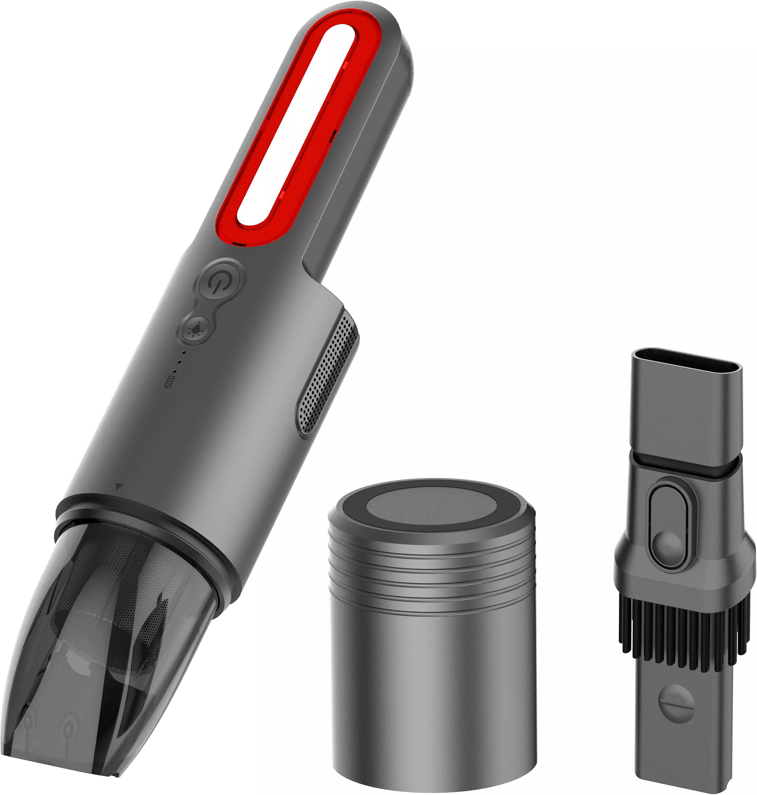 INF Aspirateur à main pour la voiture, rechargeable, avec LED