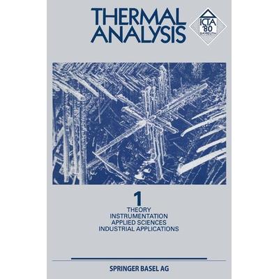 Thermal Analysis, Taschenbuch von Wiedemann, Springer Basel, 978-3-0348-6720-7