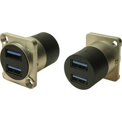 DUAL USB3.0 A-A FT METAL CSK Adapter CP30087 Cliff Inhalt: 1 St.