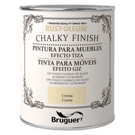 Rust-oleum 4080303 Chalky Finish Cream 750 Ml Bruguer Painting, Cream, 25th (750 ml) (45288065)