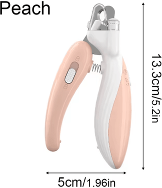Inspire Curations PawTrim Pro Stainless Steel Pet Nail Clippers For Cats & Small Dogs pink