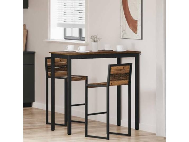 WXGTBKPR Stehtisch Holzwerkstoff, Rechtwinklig, 110x55x105 cm Stabil mit Metallbeinen, Modernes Küchendesign, Pflegeleichte Oberfläche