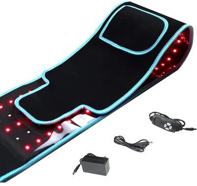 Inspired Living Premium Dual Wavelength Red & Infrared Light Therapy Belt Full Body Slimming & LED Fat Burning Wrap blue us