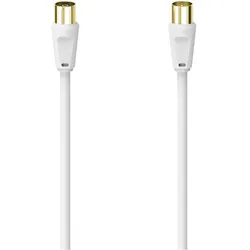 Hama Antennen-Kabel, Koax-Stecker (100 dB, Antennenkabel), Antennenkabel