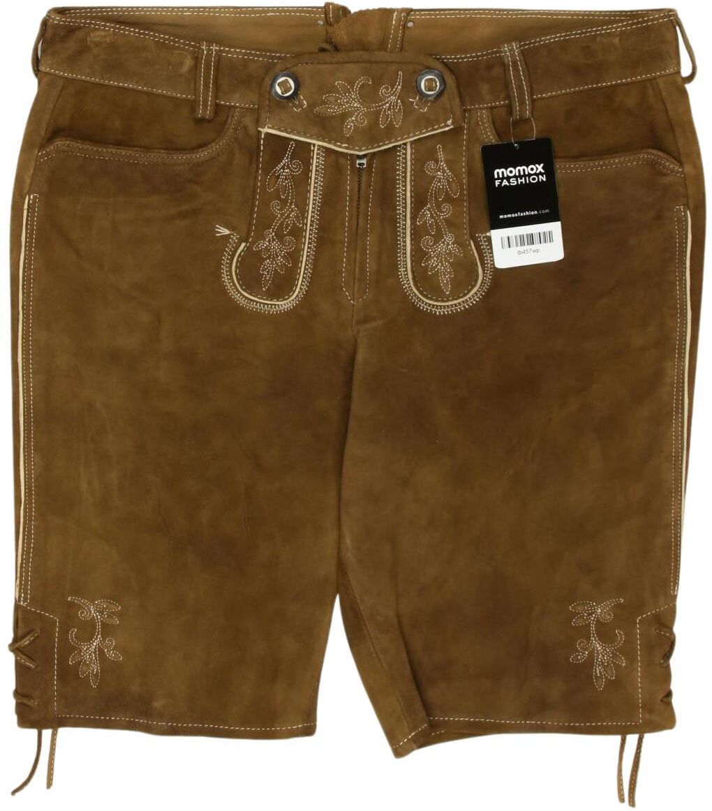 Spieth Wensky Damen Shorts, Braun, Gr. EU 40, Leder - Second Hand