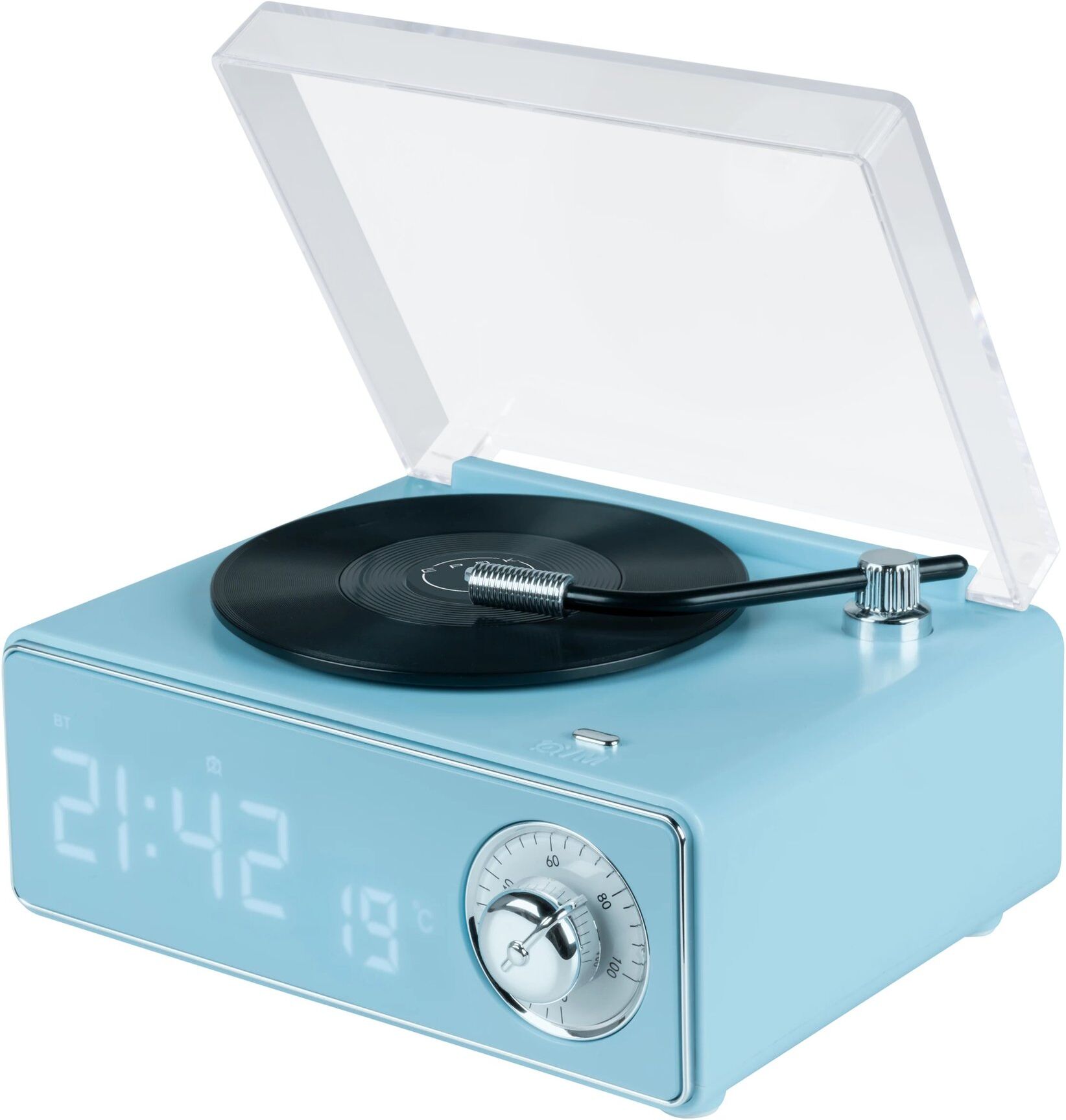 Radiosveglia Big Ben BTTDMINIBL EPOK Giradischi Sky blue