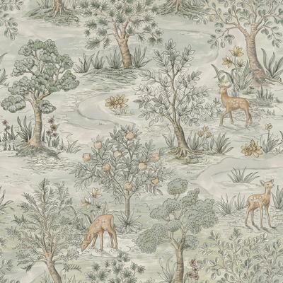 Chris Loves Julia x NuWallpaper Bramble Wintergreen Peel and Stick Wallpaper