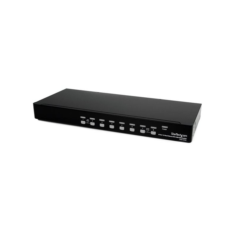 StarTech.com Switch KVM DVI USB a 8 porte montabile a rack 1U (SV831DVIU)