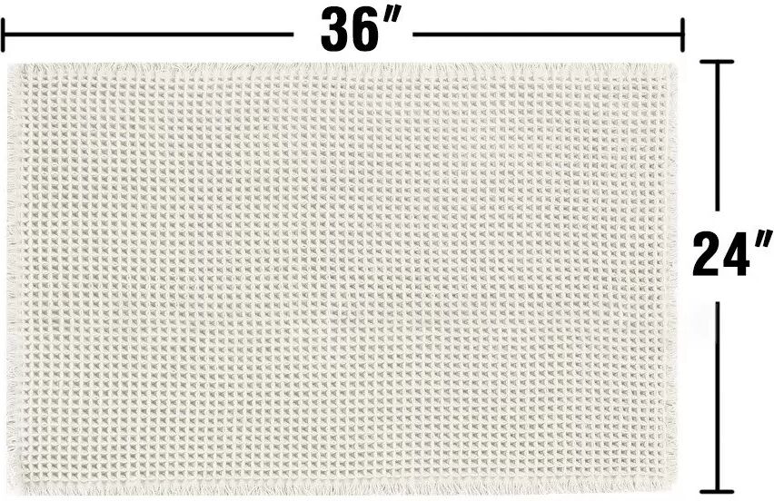 INF Tapis de Sol Gaufré Antidérapant et Absorbant pour Cuisine et Chambre