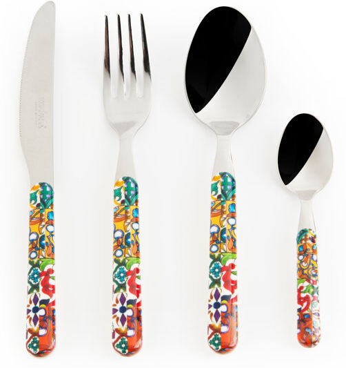 Excelsa Lisbona 16 Pieces Cutlery Set Multicolour 16