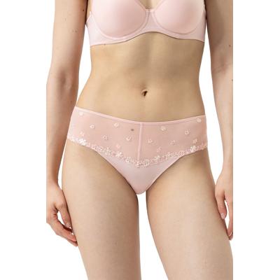Hipster MEY "PRETTY JOAN", Damen, Gr. 36, rosa (blossom), Obermaterial: 78% Polyamid, 22% Elasthan, körpernah, Unterhosen, Rückseite nahtlos, zarte Tüll-Stickerei auf der Vorderseite