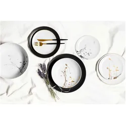 Seltmann Liberty Goldrand Foodbowls, Schüssel + Schale, Gold, Weiss