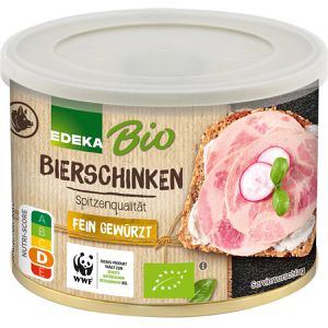 Edeka Wurstkonserve Bierschinken, Bio, Schweinefleisch, 200 g