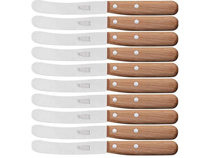 10x Frühstücksmesser, „Buckels, Tafelmesser, Brotzeitmesser, Windmühlenmesser