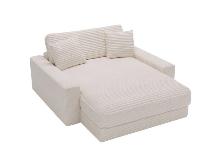 Carryhome Xxl-Sessel, Natur, Kunststoff, Füllung: Schaumstoff, Silikon,Schaumstoff, Silikon, 160x87x190 cm, Wohnzimmer, Sessel, XXL-Sessel