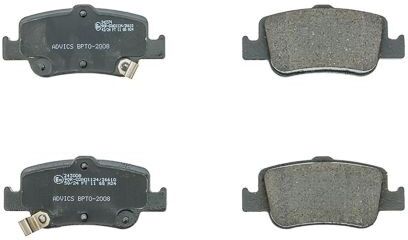 AISIN BPTO-2008 Brake pad set