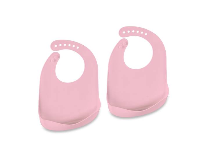 Lätzchen Baby 2er-Set Rosa