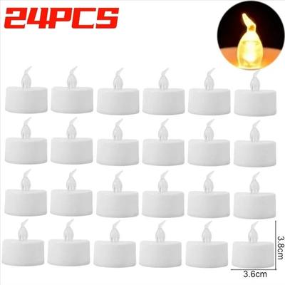 Inspired Living Mini Flameless LED Candle Lights Battery Operated Warm White Decorative Candles Mini Flameless LED Candle Lights Battery Operated Warm White Decorative Candles