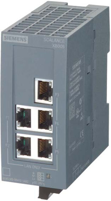 Siemens Indus.Sector Commutateur Scalance XB005 IE 6GK5005-0BA00-1AB2 (6GK50050BA001AB2)