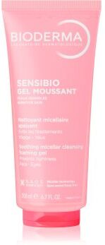 Bioderma Sensibio Gel Moussant gel de limpeza suave calmante 200 ml. Sensibio Gel Moussant