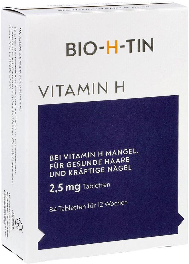BIO-H-TIN Vitamin H 2,5 mg für 12 Wochen Tabletten 84stk