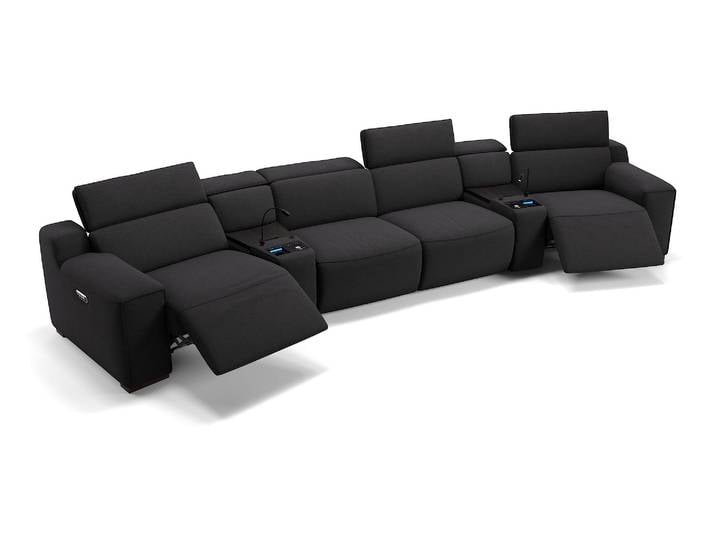 Stoff Heimkino Sofa LORETO Kino Sessel