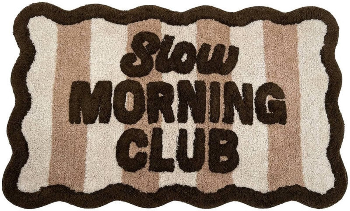Kersten Badmat Slow Morning Club voor volwassenen