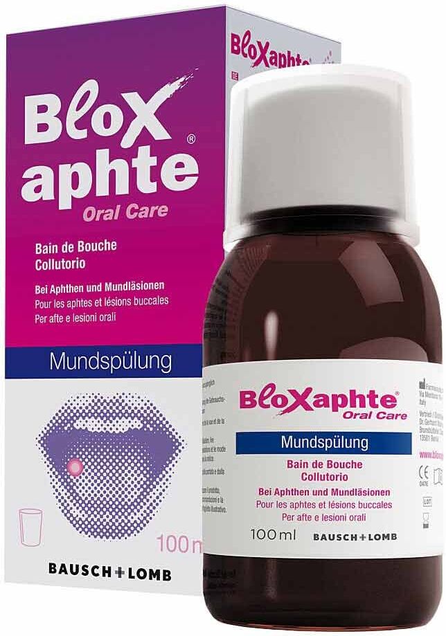 Bloxaphte Oral Care Mundspülung - Aphthen, Verletzungen im Mund 100ml