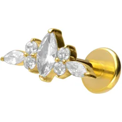 Titan Labret mit Push Fit DESIGN