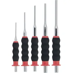 KS Tools Durchtreiber-Satz, CrMo, 5-tlg zylindrisch - 156.0230