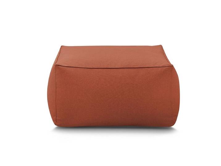 Gartenhocker BOBOCHIC RIVIERA Stoff Orange