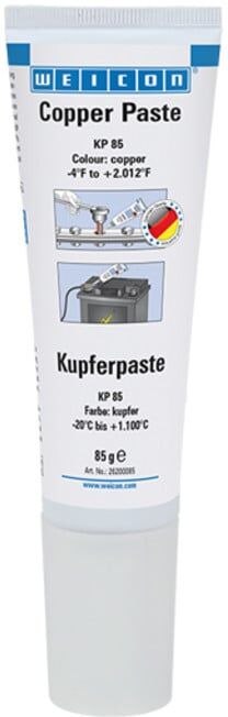 WEICON Kupferpaste, Schmier- und Trennmittelpaste auf Kupferbasis, 85 g, kupfer (26200085)