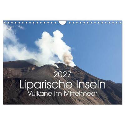 Liparische Inseln - Vulkane im Mittelmeer (Wandkalender 2027 DIN A4 quer), CALVENDO Monatskalender