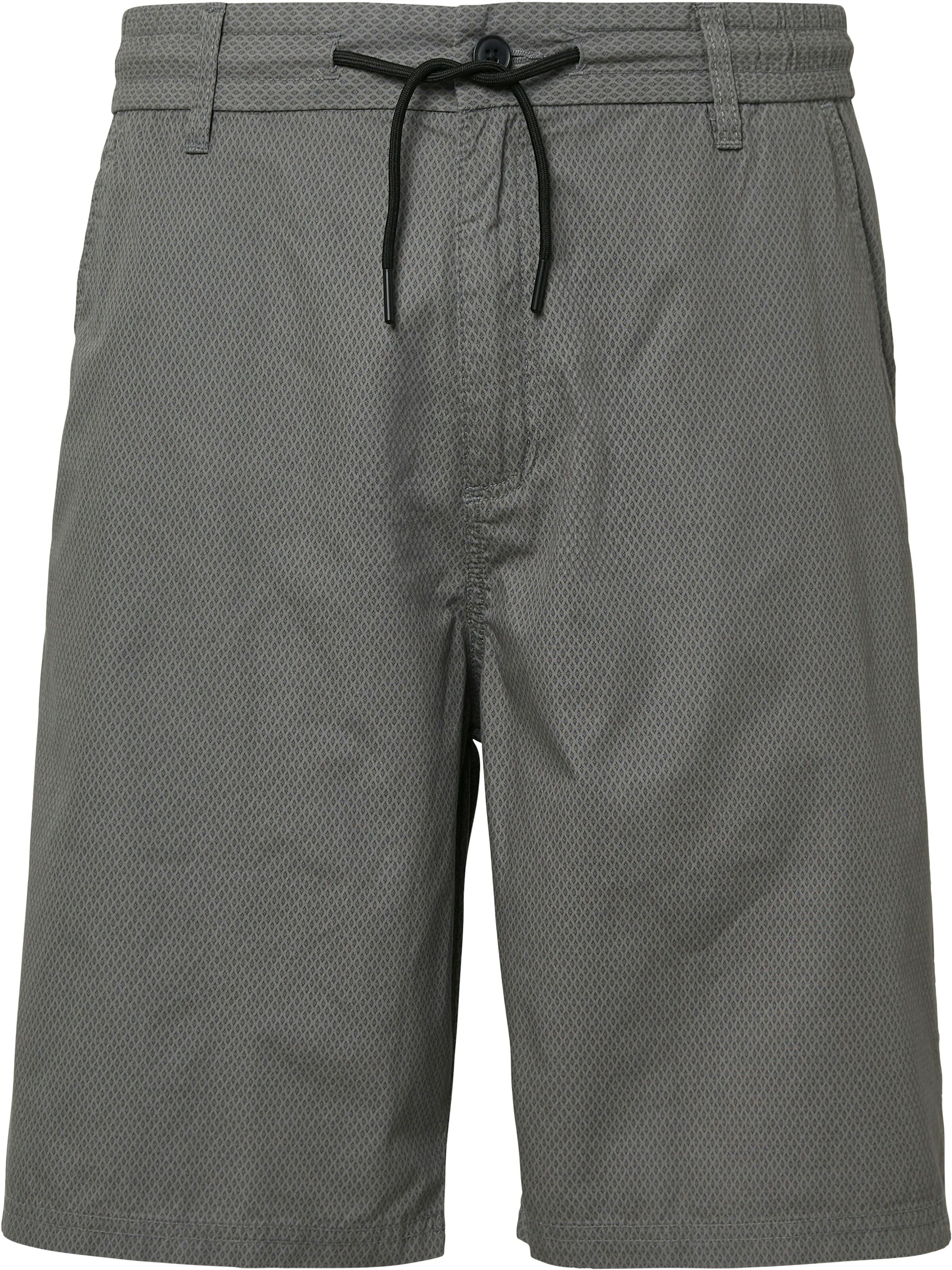 Bermudas S.OLIVER, Herren, Gr. 31, N-Gr, grau (mid grau), Web, Obermaterial: 100% Baumwolle, Strukturmuster, regular fit knielang, Hosen Bermudas, Sommerhose mit Struktur Muster mid grau 31, N-Gr
