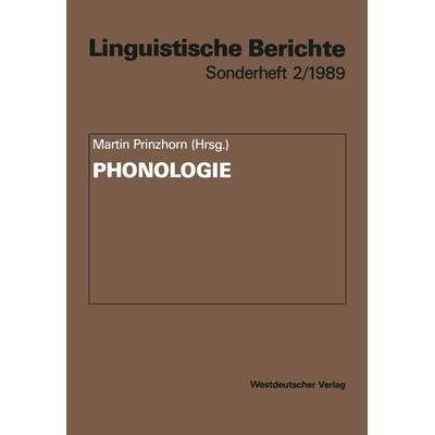 Phonologie, Taschenbuch von , VS Verlag für Sozialwissenschaften, 978-3-531-12038-6