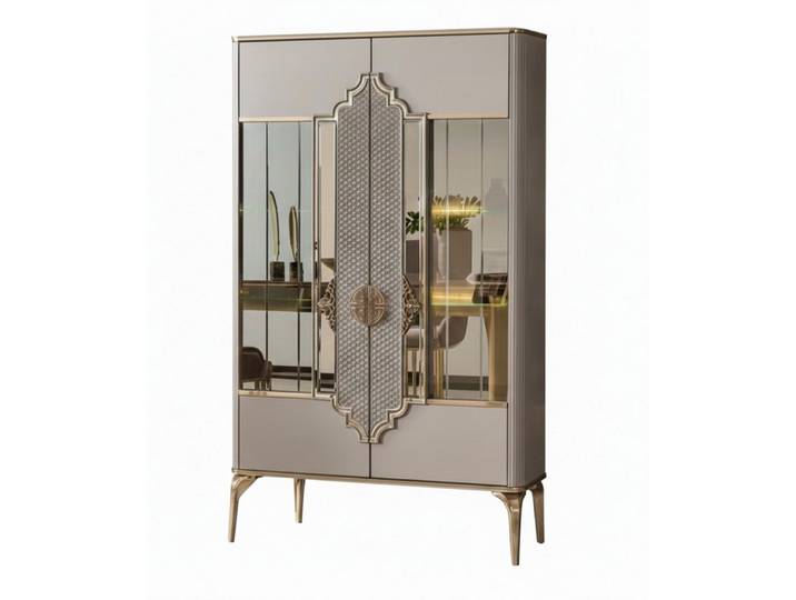 JVmoebel Vitrine Moderner Vitrinenschrank mit stilvoller Glasfront. (1-St) Made in Europa