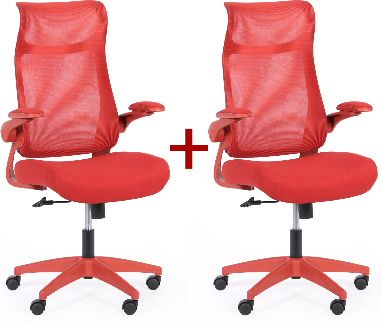 B2B Partner Bürosessel LUCKY 1+1 GRATIS, rot