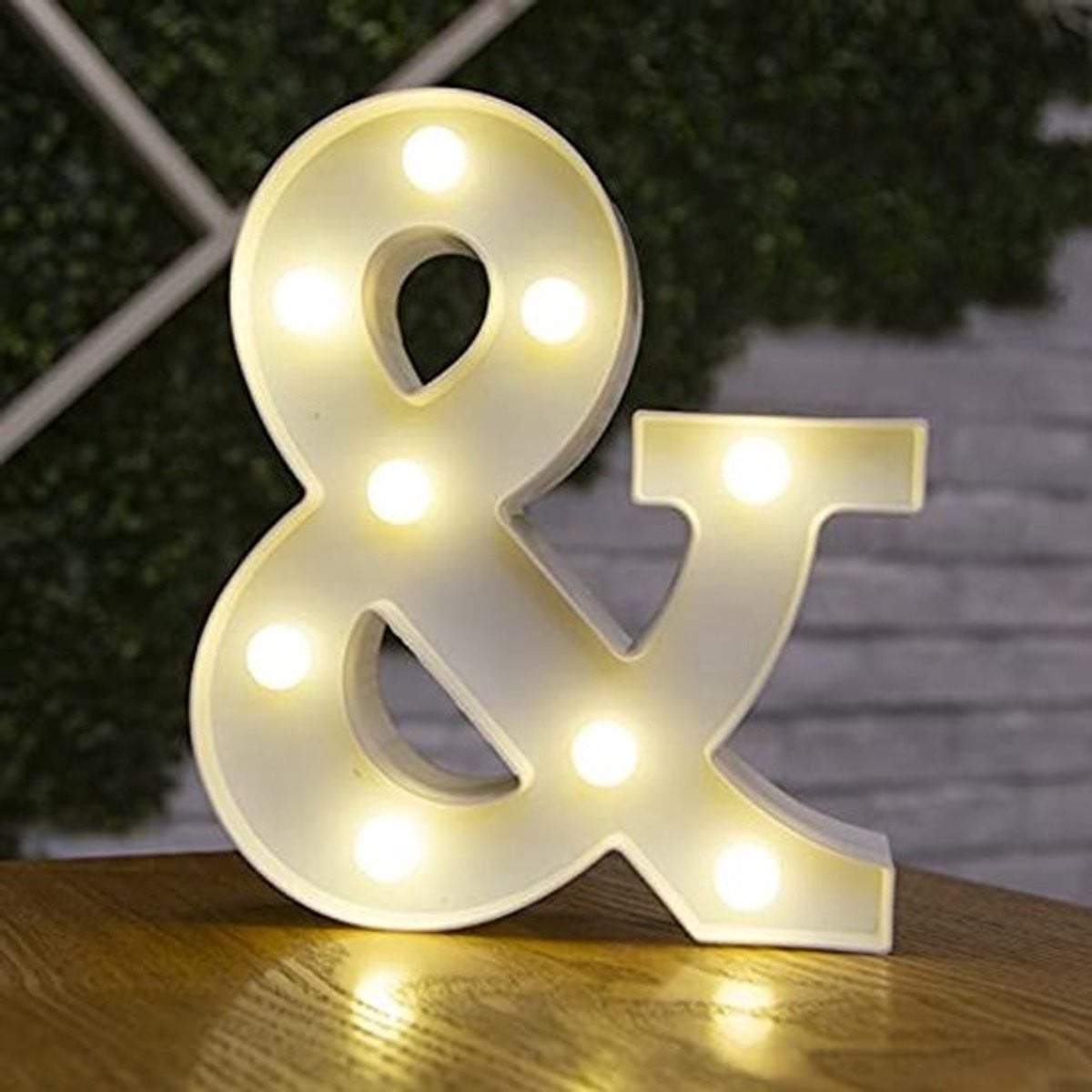 Allecto LED-letterverlichting decoratieve accentverlichting voor op tafel