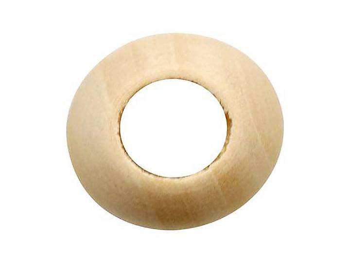 Glorex Holzkugel mit Grossloch ⌀ 3 cm 6 Stück