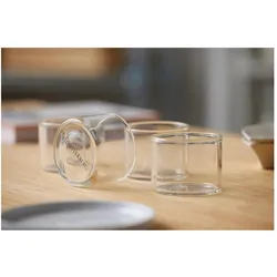 Blomsterbergs Ø 8 cm - Borosilikatglas - Klar, Schüssel + Schale, Transparent