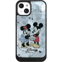 Nivocase Hülle für Apple iPhone 13 Handyhülle NIVOcore Case Schwarz Disney Vintage (Apple iPhone 13), Smartphone Hülle, Schwarz