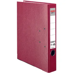 herlitz Ordner Rückenbreite 5 cm DIN A4 Kunststoff rot