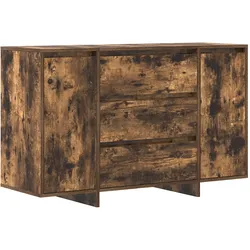 vidaXL Sideboard Räuchereiche 120x41x75 cm Holzwerkstoff